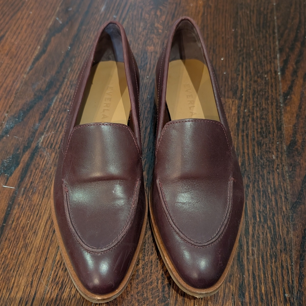 EVERLANE The Modern Loafer - burgundy